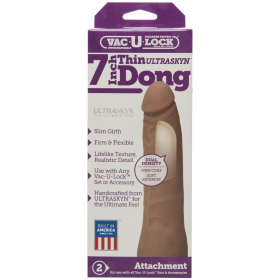 VAC-U-LOCK- 7 INCH THIN ULTRASKYN D BROWN