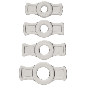 Doc Johnson TitanMen - Cock Ring Set - Clear