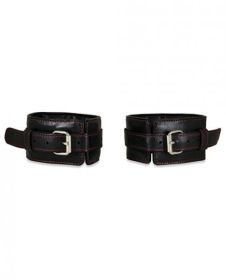 Sultra Lambskin Ankle Cuffs Black