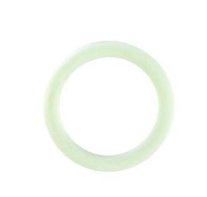 White Rubber Cock Ring - Medium