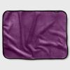 Fascinator Throw Aubergine  Microvelvet - Mini