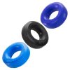 HUJ3 c-ring 3-pack,  COBALT MULTI - Tar/Cobalt/Aqua