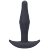 Tantus Silicone Little Flirt Butt Plug Black