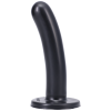 Silk Medium Silicone Dildo Black