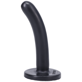 Tantus Silicone Silk Small Silicone Dildo Black (Color: black)