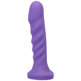 Tantus Silicone Echo Silicone Vibrator Midnight Purple (Color: Midnight Purple)