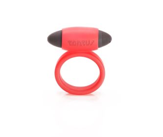 Vibrating Super Soft Cock Ring Red (Color: Red)