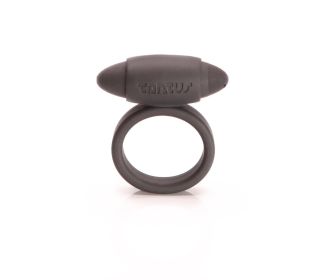 Vibrating Super Soft Cock Ring Black (Color: black)