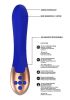 Shots Toys Elegance Posh Heating G-Spot Vibrator Blue